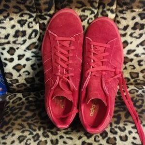 Red Mens Adidas Tennis Shoes
